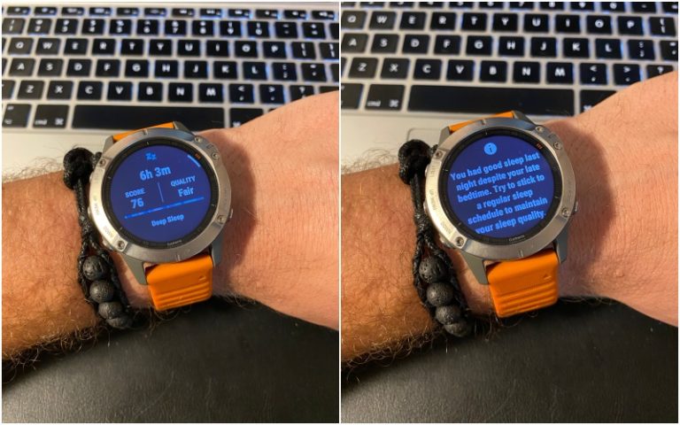 fenix 6 sleep tracking