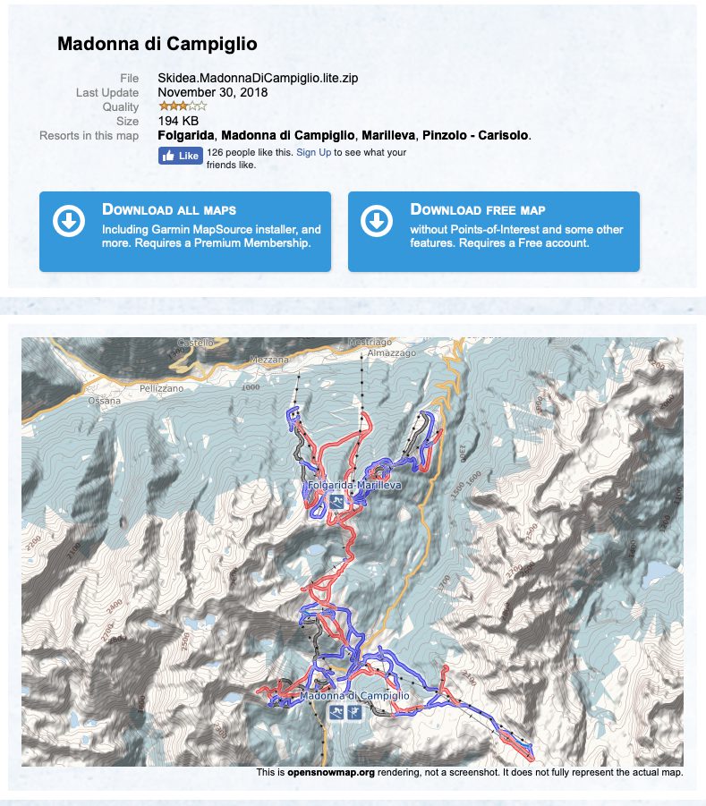 trasy narciarskie Garmin Fenix 5 plus